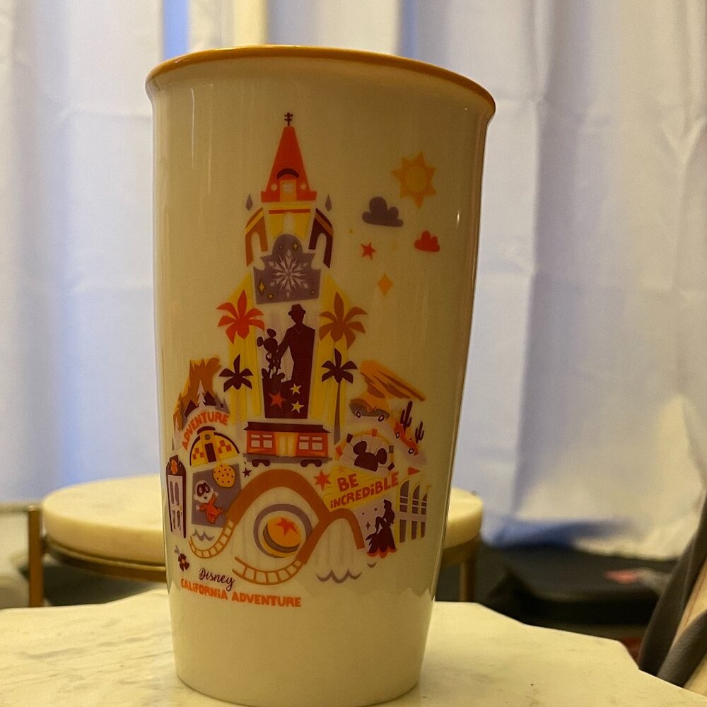 Starbucks Disney California Adventure Ceramic Travel Mug